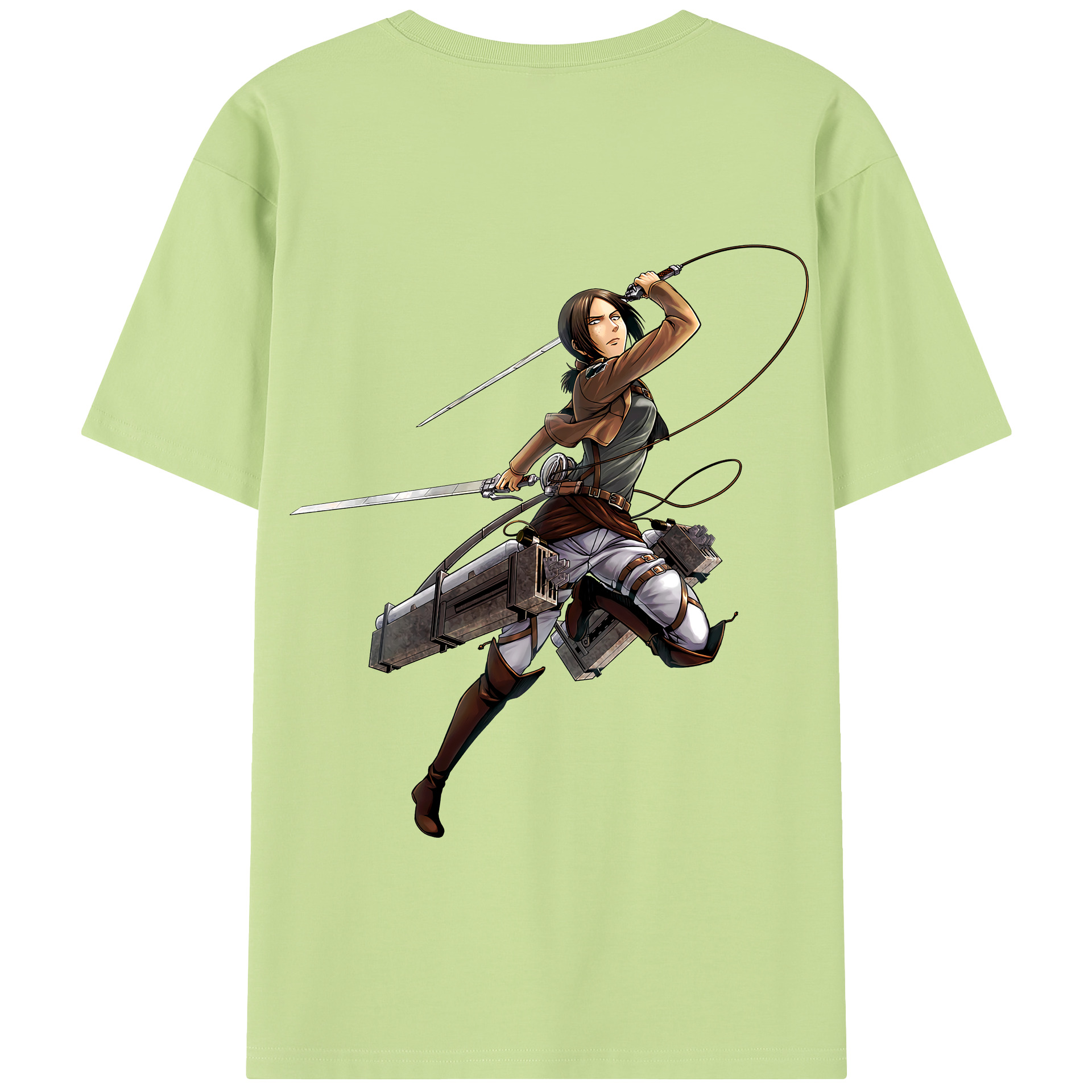 （画像用） 進撃の巨人 Attack on Titan 綿100％半袖Tシャツ（背面プリント）